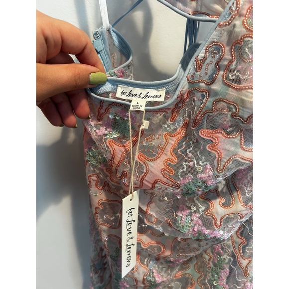 For Love & Lemons Sequin Midi Dress - Picture 7 of 7